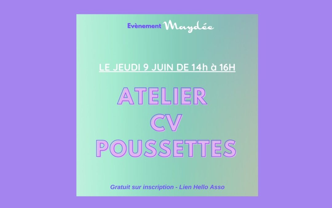 Atelier CV poussettes by Maydée
