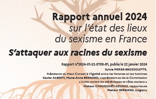 Rapport annuel 2024 sur l'état des lieux du sexisme en France par le HCE